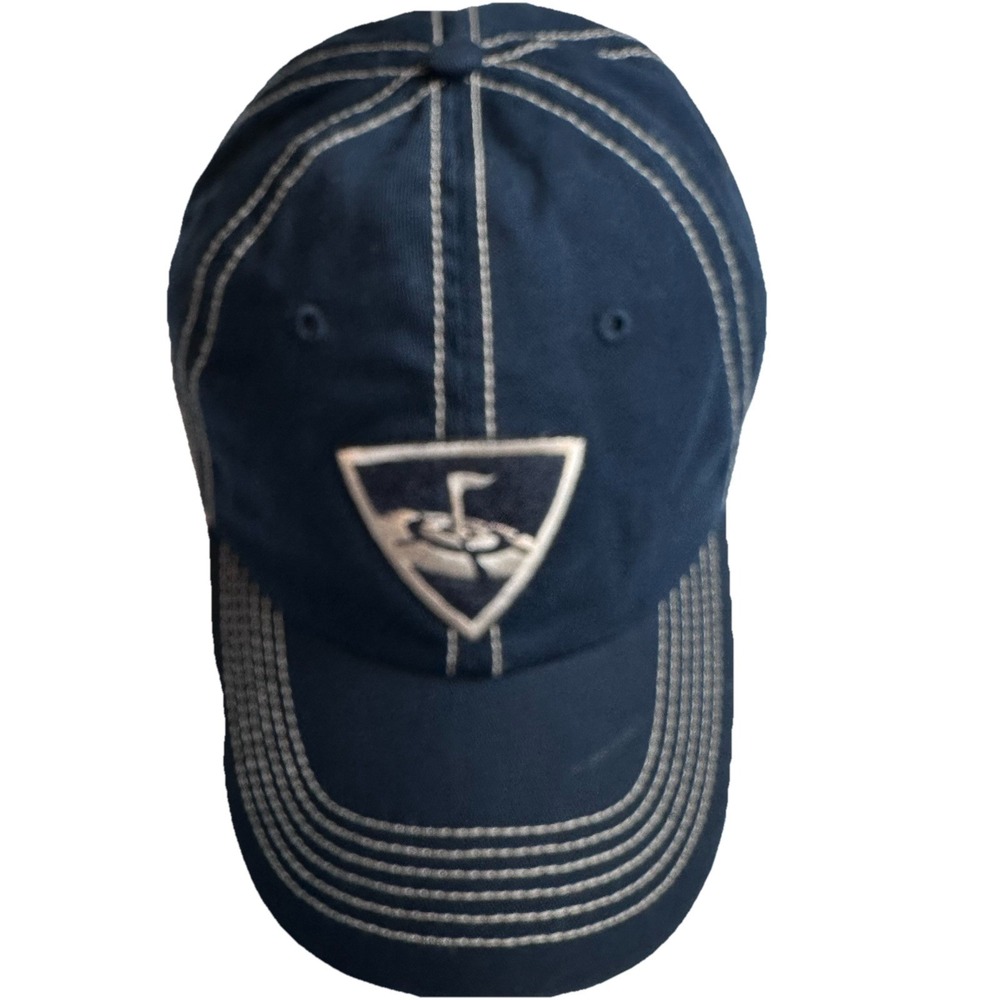 Top Golf Baseball Cap Hat Portland  Embroidered Adjustable Bucklestrap Men Navy